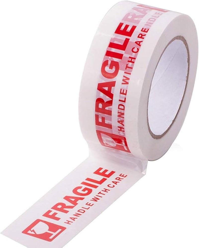 Duravel Fragile Handle with Care Packing Tape, 50 Yards Length, 2 Inch Width, White (Pack of 2) - Image 4